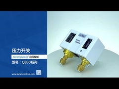Brass Connection Dual Hvac Pressure Switch CE Certificated
